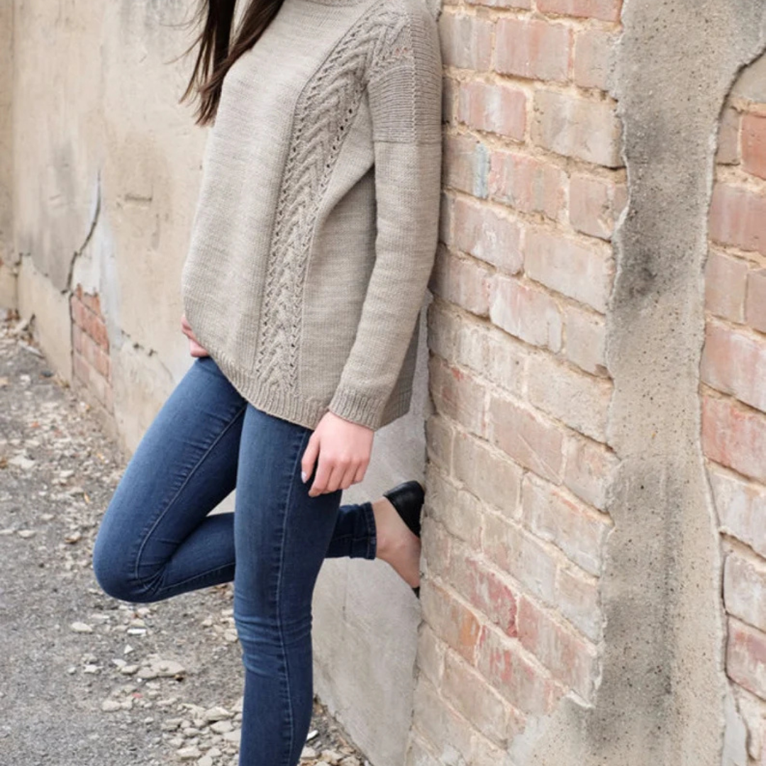 make your own Trailing Lace (DIGITAL KNITTING PATTERN) for women