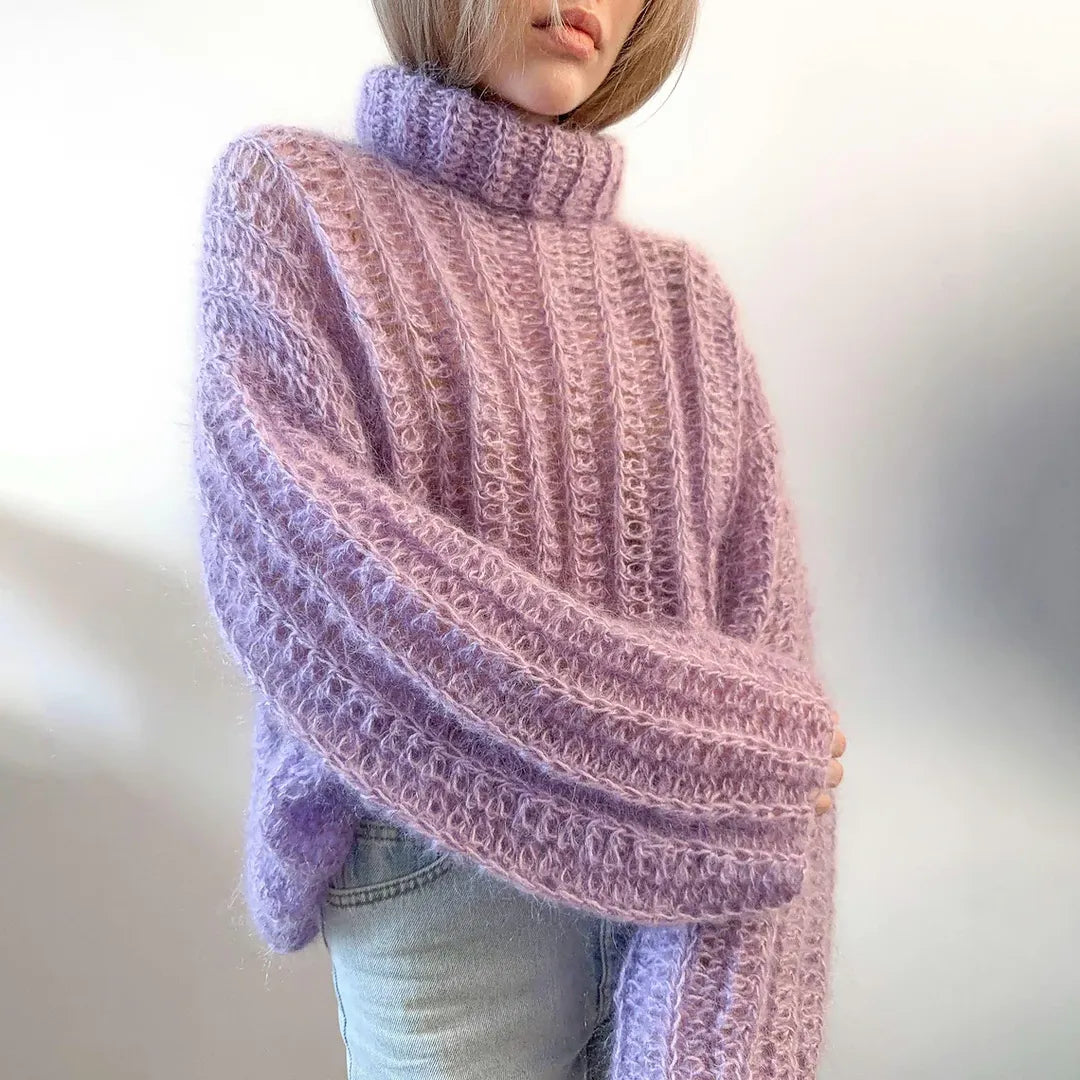 Amelia Sweater Crochet PDF Pattern | Made-To-Measure | Mohair Oversized Delicate Cozy Jumper | Step-By-Step Tutorial for Confident Beginner