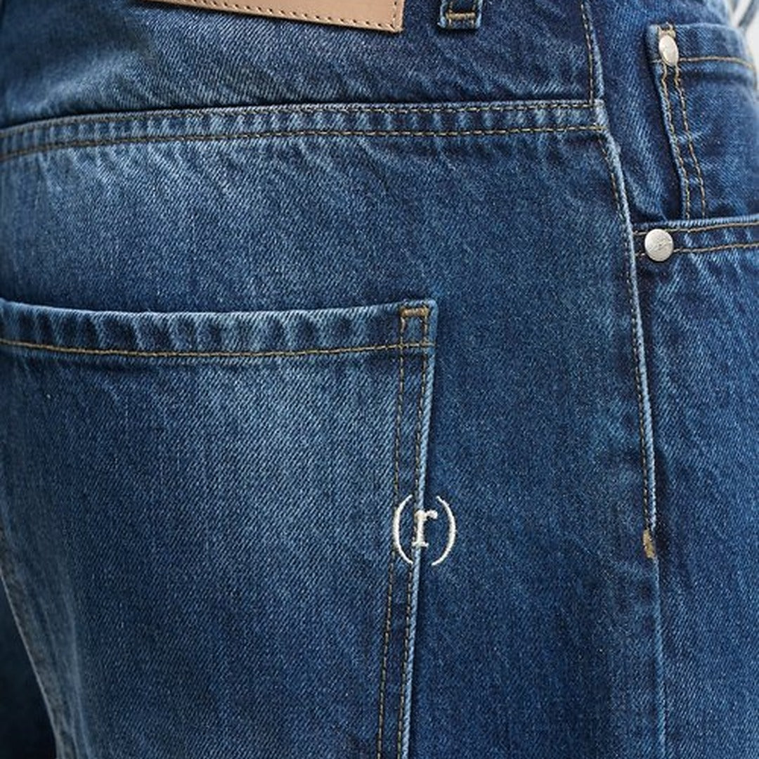 royaldenim Kyoto 2311 Medium Blue Wash Jeans - Men's Denim, Baggy Fit