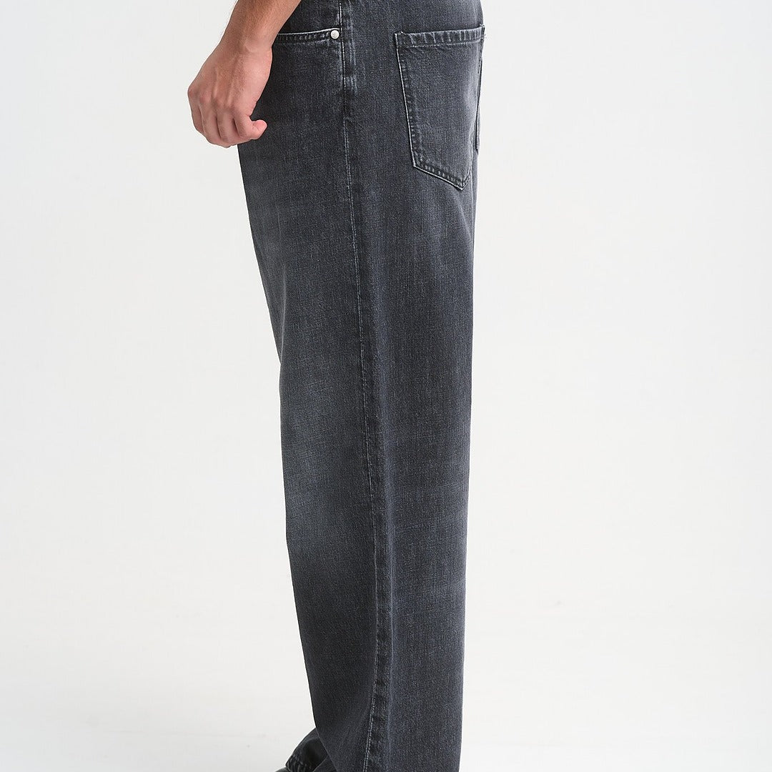 royaldenim Kyoto 2296 Medium Black Wash Jeans - Men's Denim, Baggy Fit