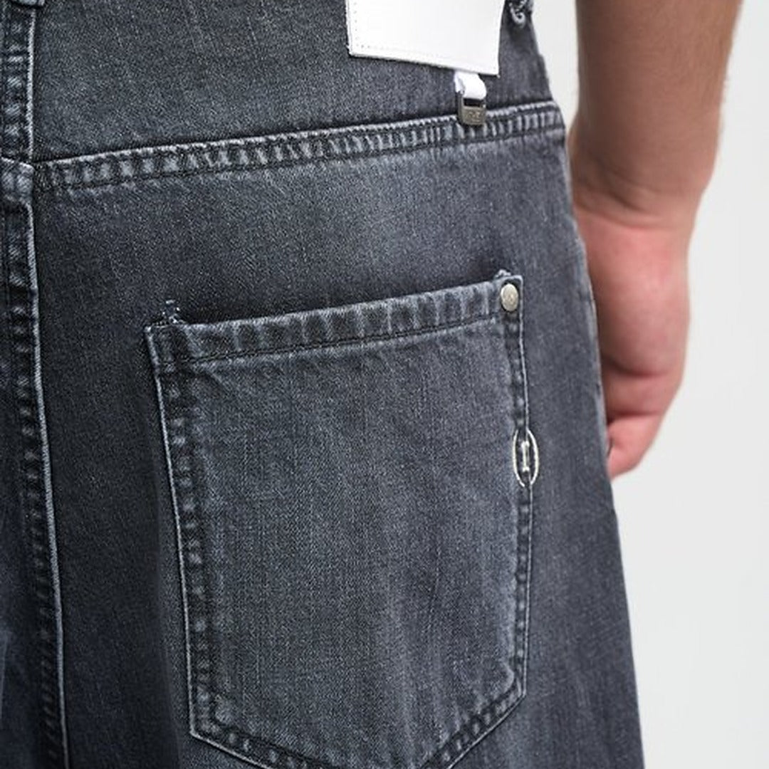 royaldenim Kyoto 2296 Medium Black Wash Jeans - Men's Denim, Baggy Fit