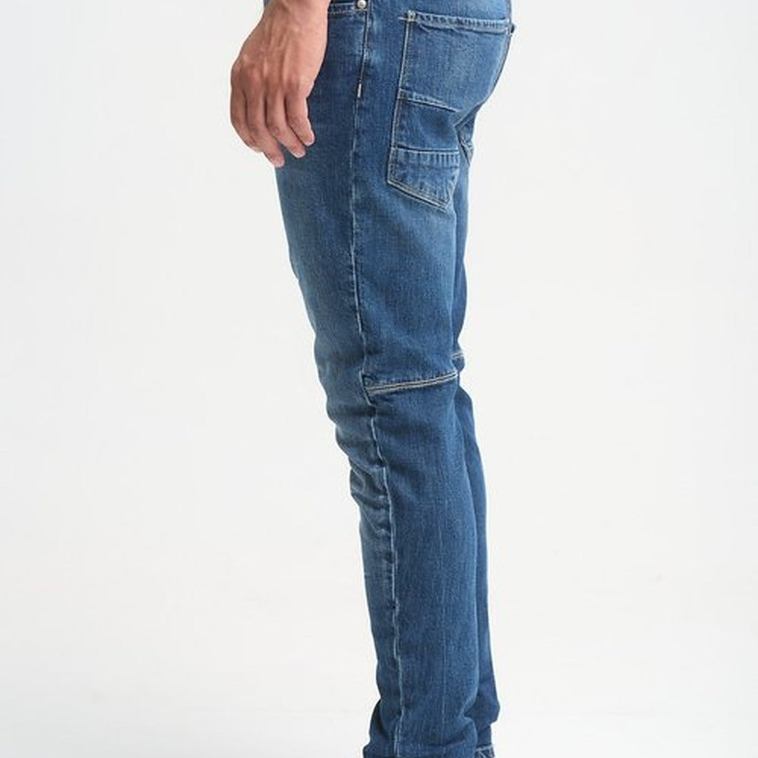 royaldenim Palermo 2285 Medium Blue Wash Jeans - Men's Denim, Twist Tapered Fit