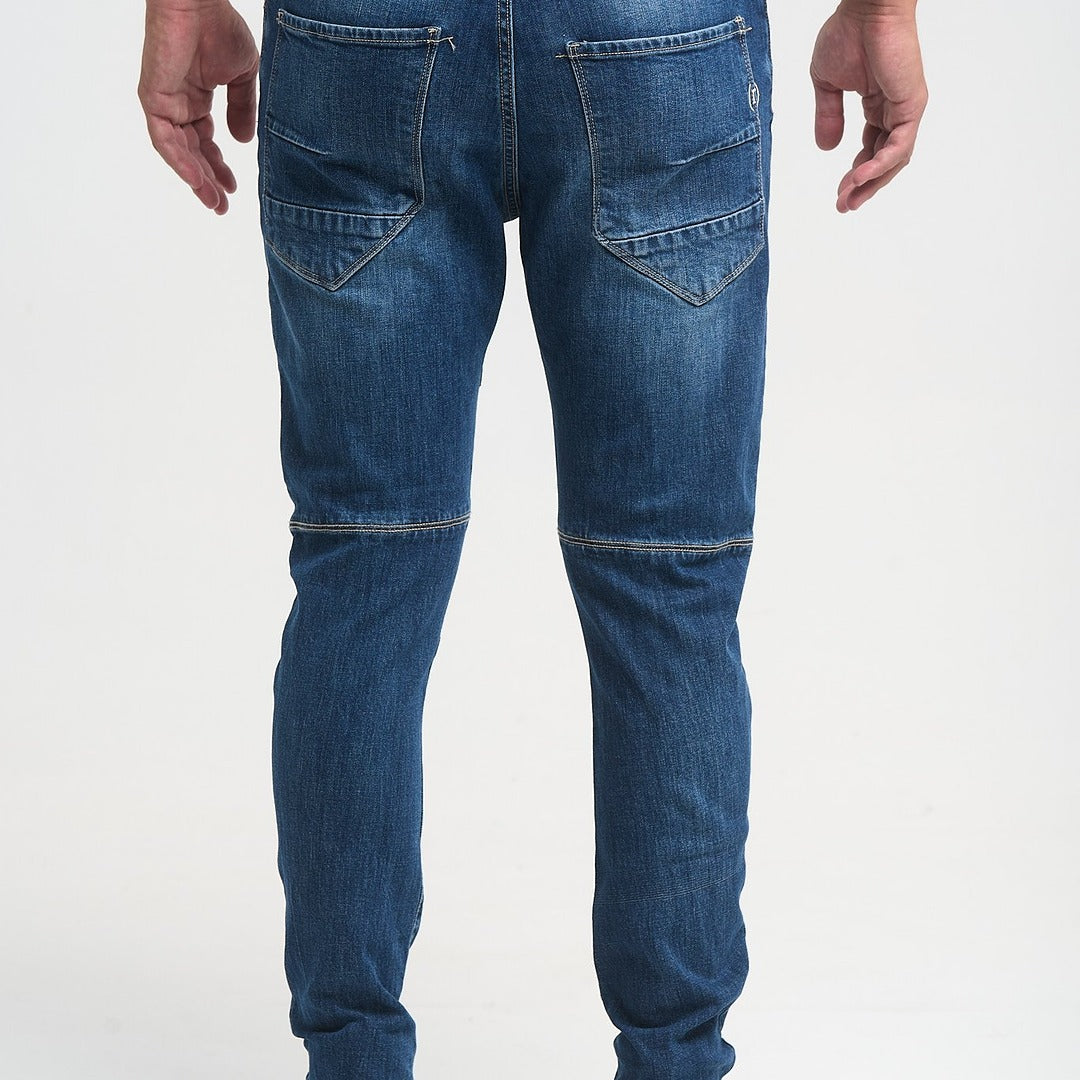 royaldenim Palermo 2285 Medium Blue Wash Jeans - Men's Denim, Twist Tapered Fit