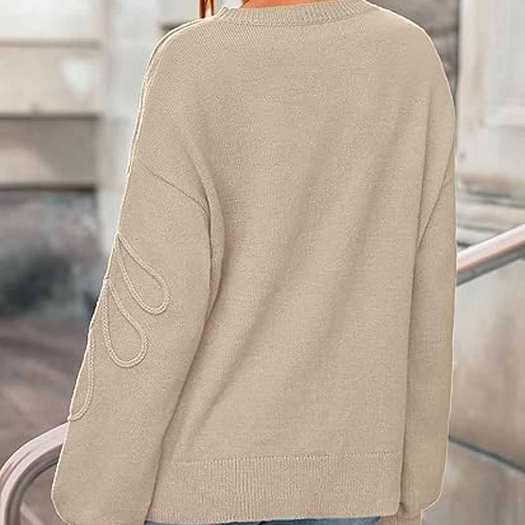 PRETTYGARDEN Womens Oversized Sweater 2025 Crewneck Long Sleeve Ribbed Knit Pullover Sweaters Tops Fall Fashion Outfits