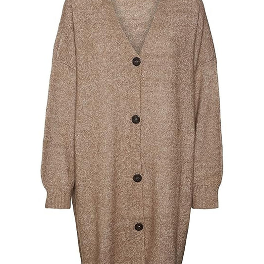 VERO MODA Long Sleeves Longline Cardigan