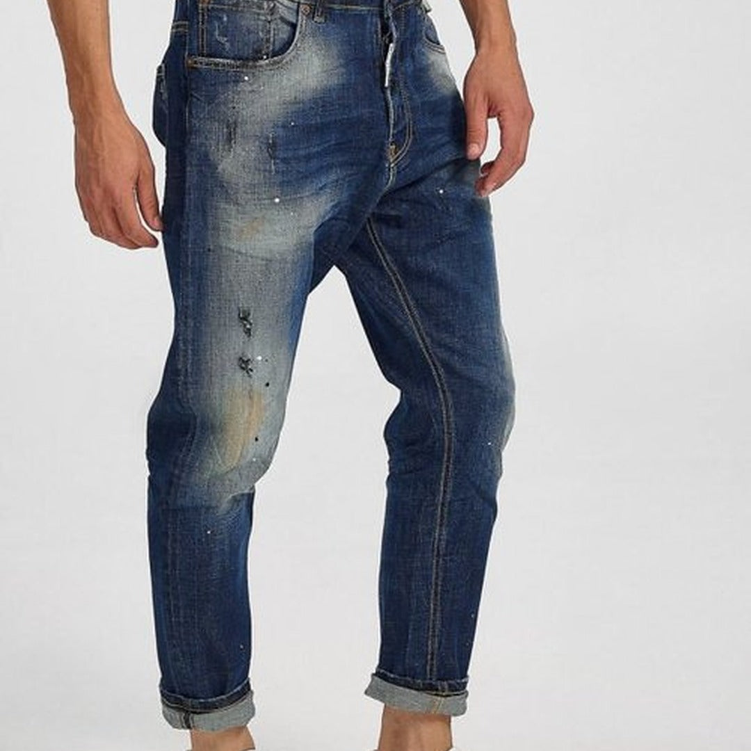 royaldenim Malmo 1903 Dark Blue Wash Jeans - Men's Denim, Tapered Fit