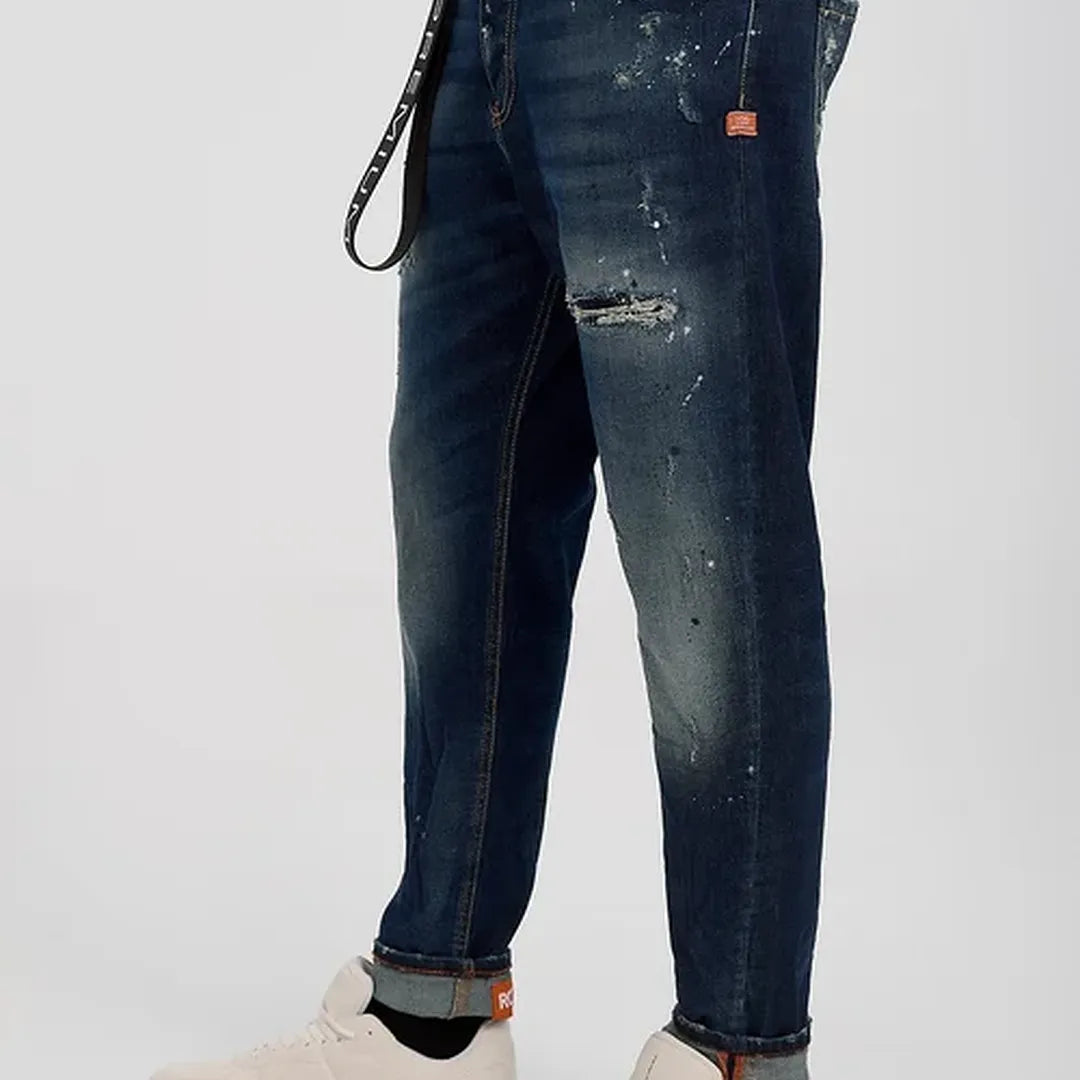 royaldenim Monza 1663 - Medium Blue Wash Jeans - Men's Denim, Relaxed Fit