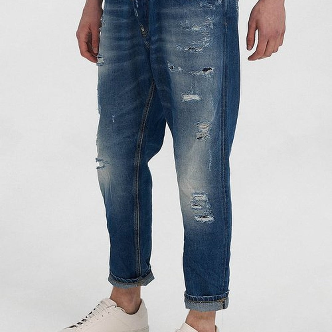 royaldenim Malmo 1971 Medium Blue Wash Jeans - Men's Denim, Tapered Fit