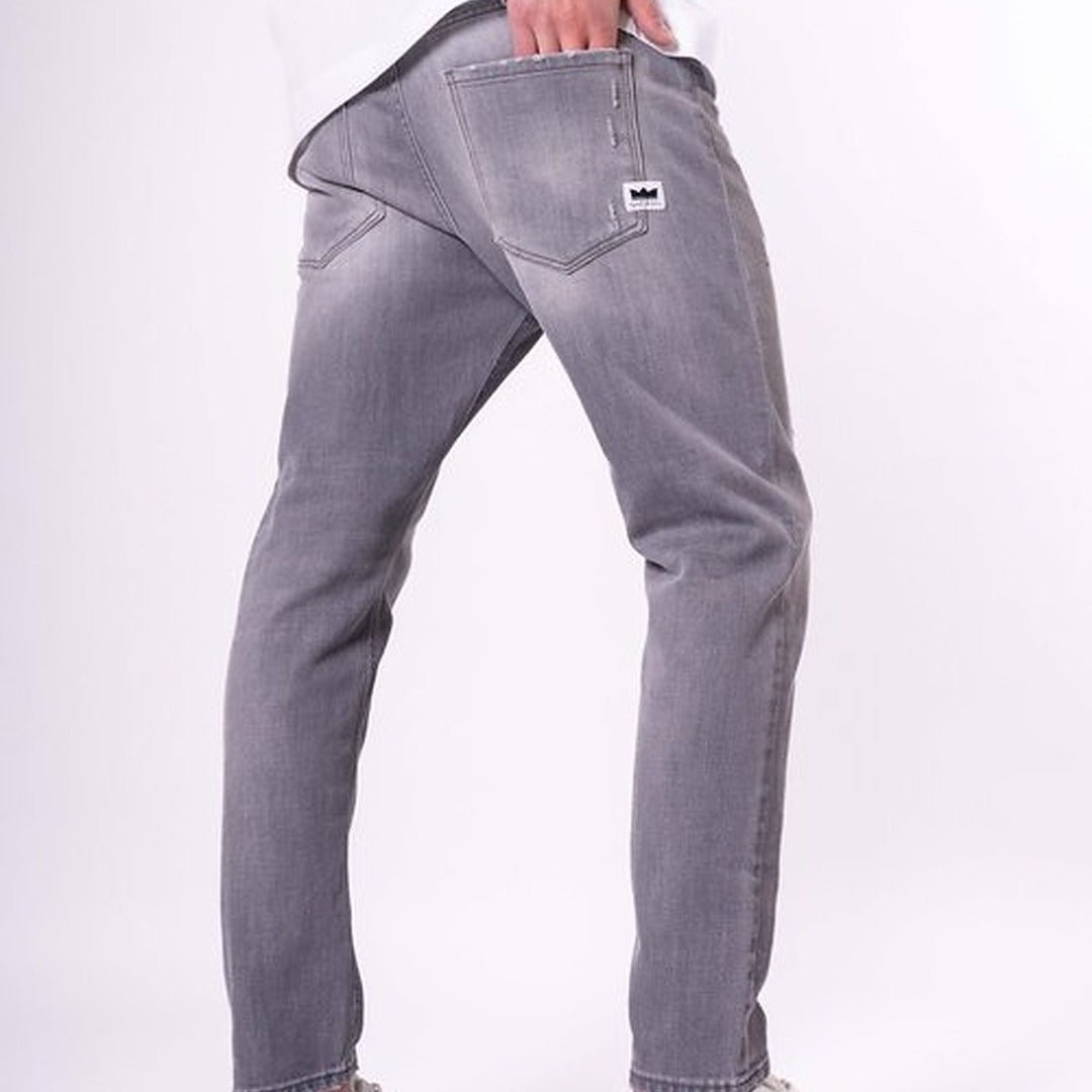 royaldenim Malmo 2054 Light Gray Wash Jeans - Men's Denim, Tapered Fit