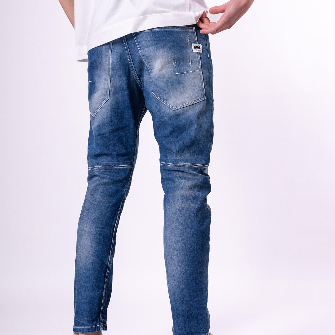 royaldenim Palermo 2069 Light Blue Wash Jeans - Men's Denim, Twist Tapered Fit