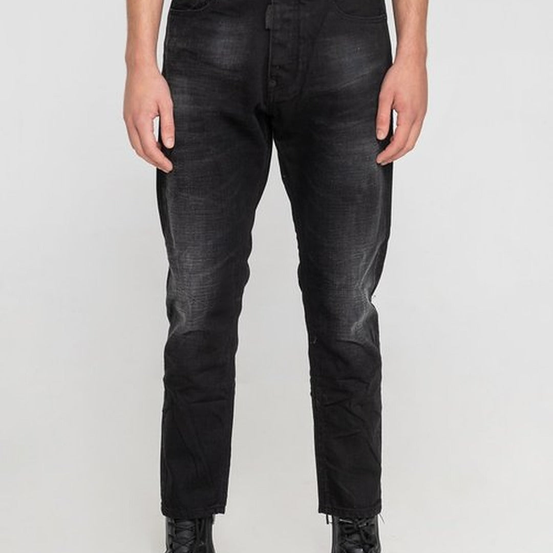 royaldenim Sendai 2020 Dark Black Wash Jeans - Men's Denim, Straight Fit