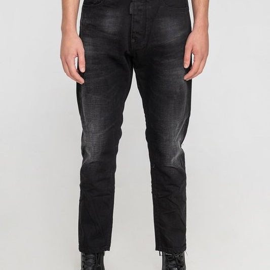 royaldenim Sendai 2020 Dark Black Wash Jeans - Men's Denim, Straight Fit