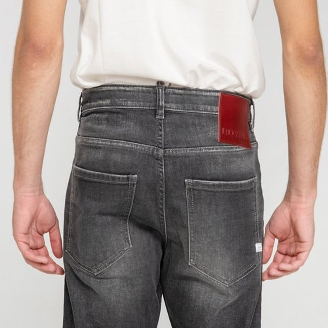 royaldenim Malmo 2007 Medium Black Wash Jeans - Men's Denim, Tapered Fit