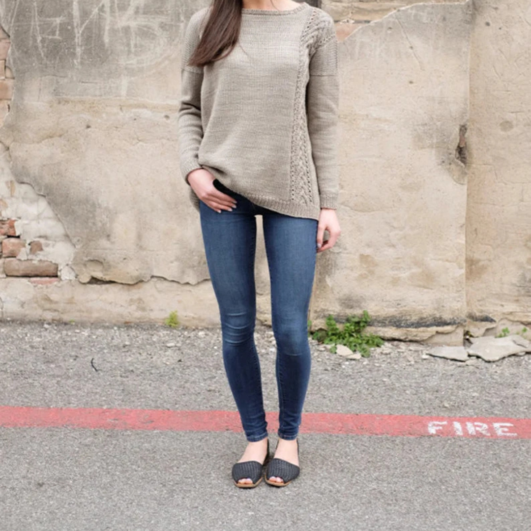 make your own Trailing Lace (DIGITAL KNITTING PATTERN) for women