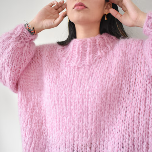 KNITTING PATTERN (Eng/Esp/Port) - "Sugar" sweater