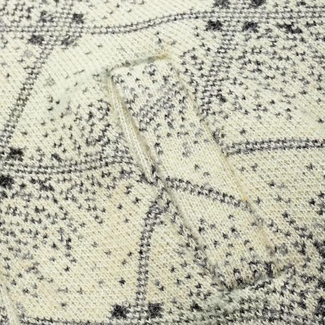 Aarika Womens Casual Wear Purple Colour Abstract Woolen Cardigan