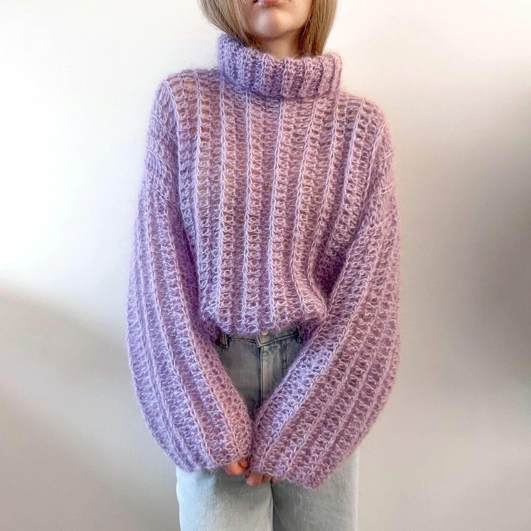 Amelia Sweater Crochet PDF Pattern | Made-To-Measure | Mohair Oversized Delicate Cozy Jumper | Step-By-Step Tutorial for Confident Beginner