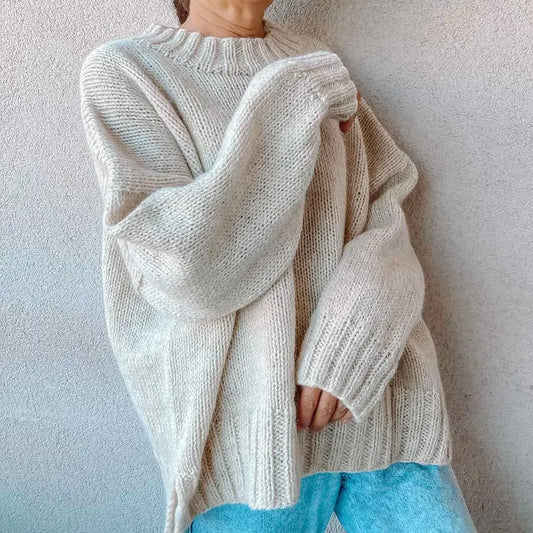 Knitting Pattern, Sweater pattern, Oversized sweater easy pattern for knitting chunky sweater