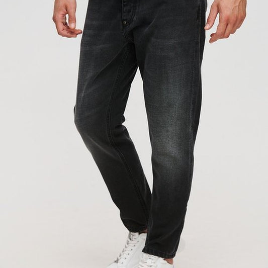 royaldenim Sendai 2129 Dark Black Wash Jeans - Men's Denim, Straight Fit