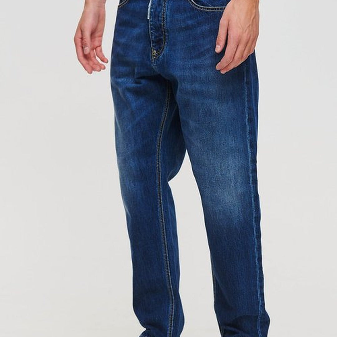 royaldenim Sendai 2127 Medium Blue Wash Jeans - Men's Denim, Straight Fit