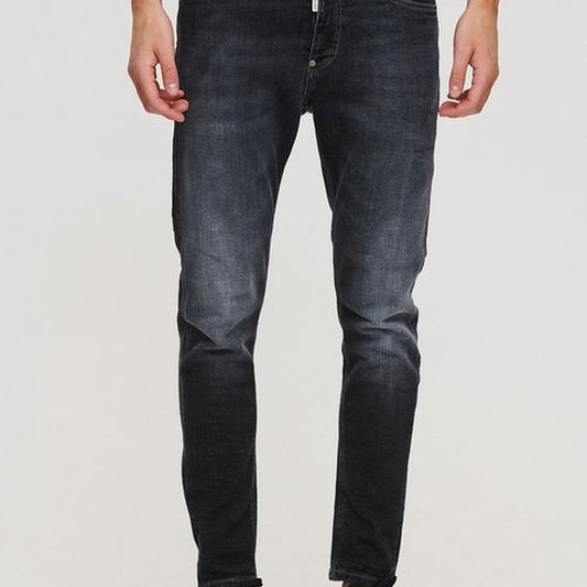 royaldenim Malmo 2141 Dark Black Wash Jeans - Men's Denim, Tapered Fit
