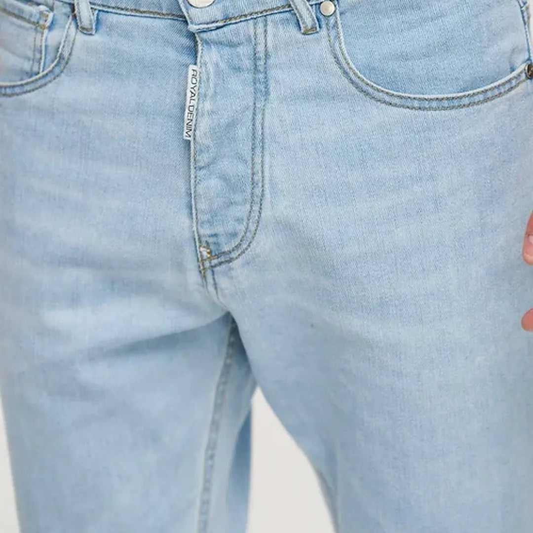 royaldenim Malmo 2175 Light Blue Wash Jeans - Men's Denim, Tapered Fit
