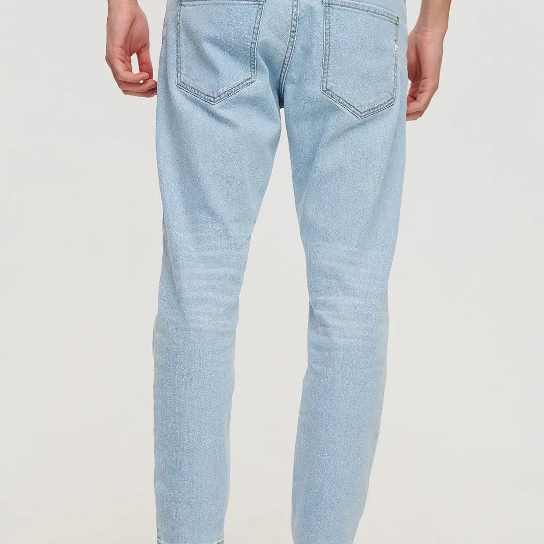 royaldenim Malmo 2175 Light Blue Wash Jeans - Men's Denim, Tapered Fit