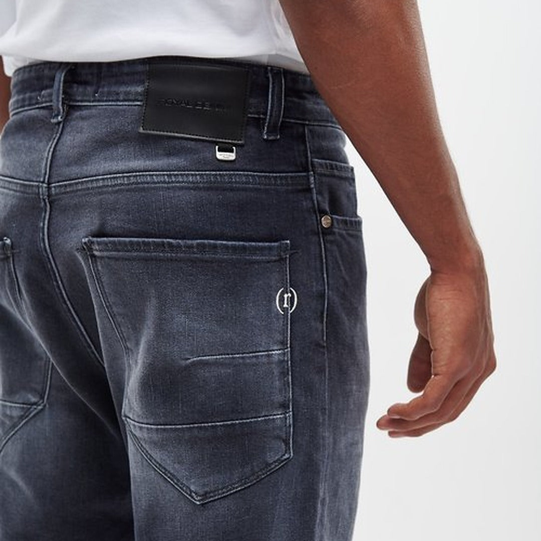 royaldenim Palermo 2230 Dark Black Wash Jeans - Men's Denim, Twist Tapered Fit