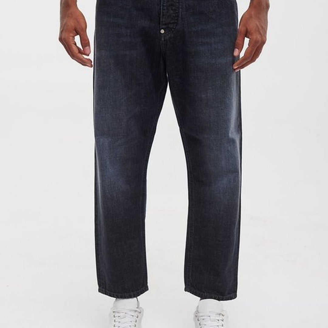 royaldenim Ottawa 2232 Dark Black Wash Jeans - Men's Denim, Relaxed Fit